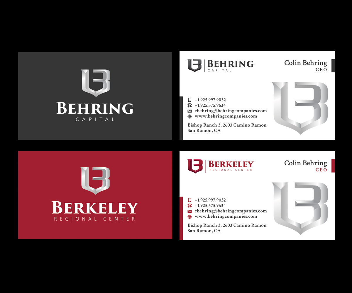 Business Card Design by Ethien for Behring Co. | Design #19790785
