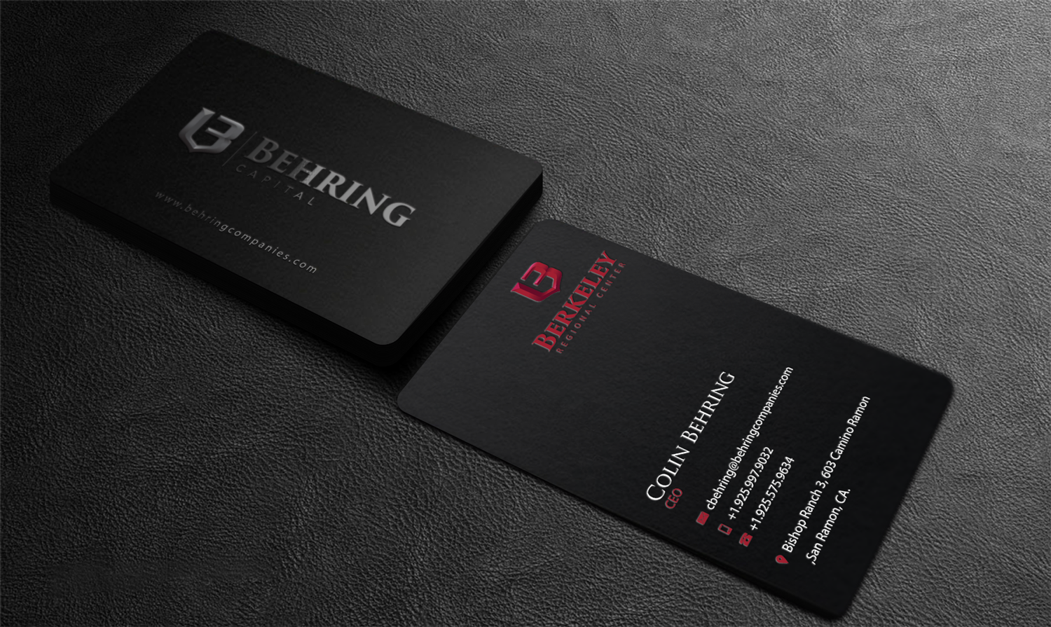 Business Card Design by Riz' for Behring Co. | Design #19791281