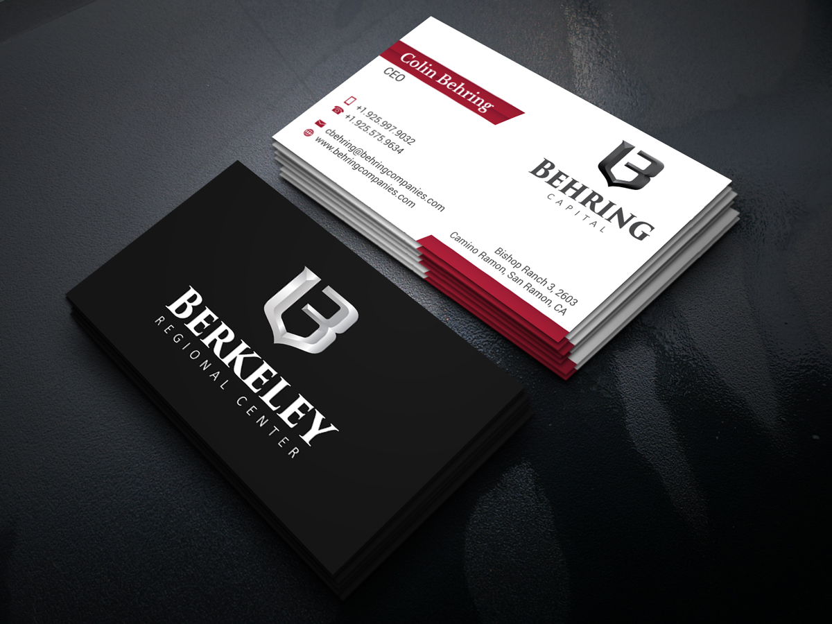 Business Card Design by JK18 for Behring Co. | Design #19794522
