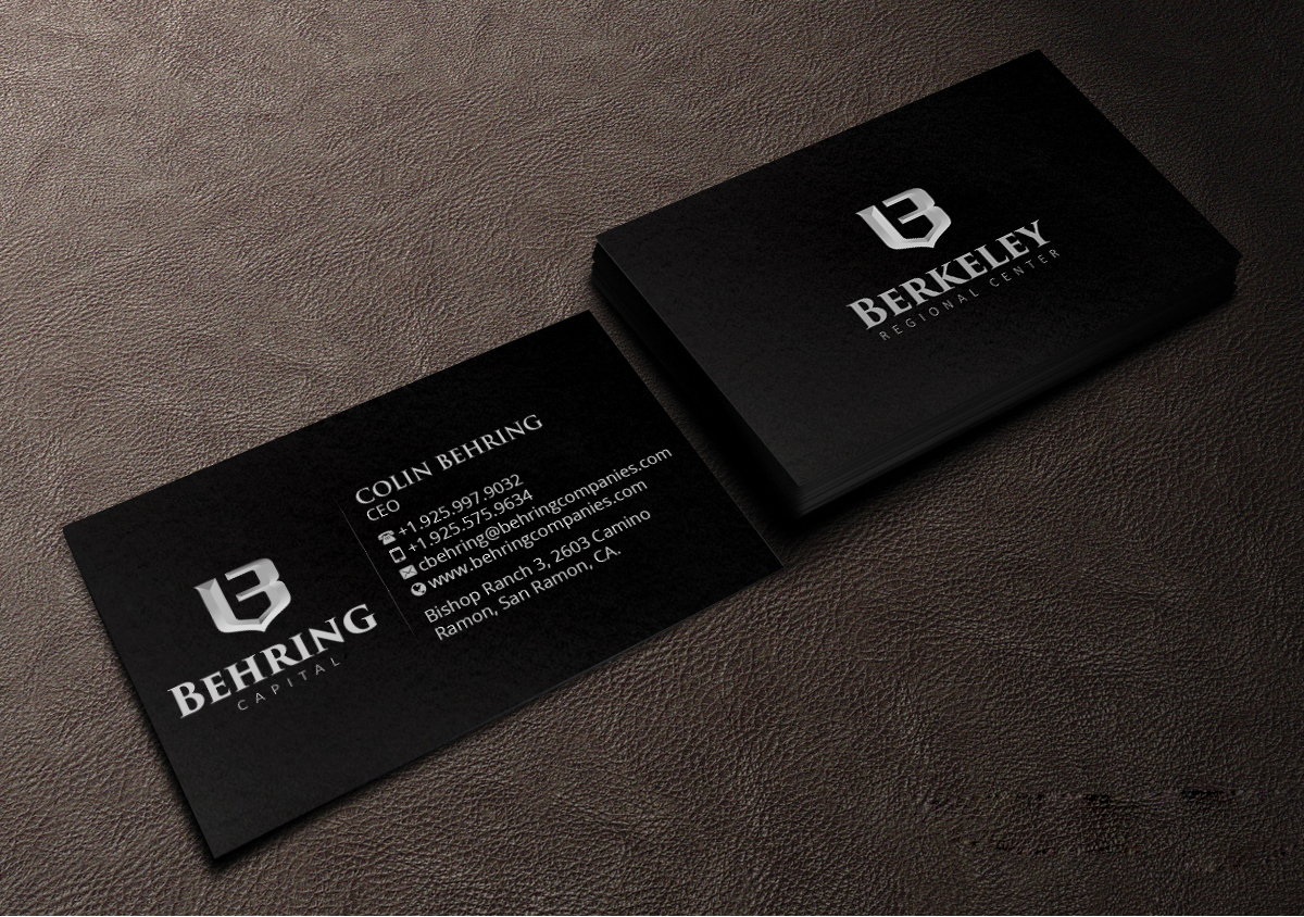Business Card Design by Creations Box 2015 for Behring Co. | Design #19794299