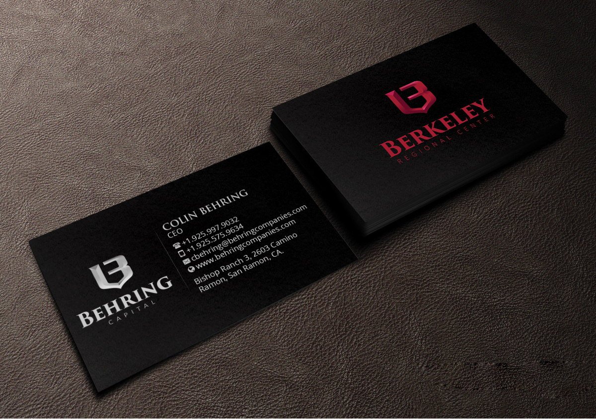 Business Card Design by Creations Box 2015 for Behring Co. | Design #19794300