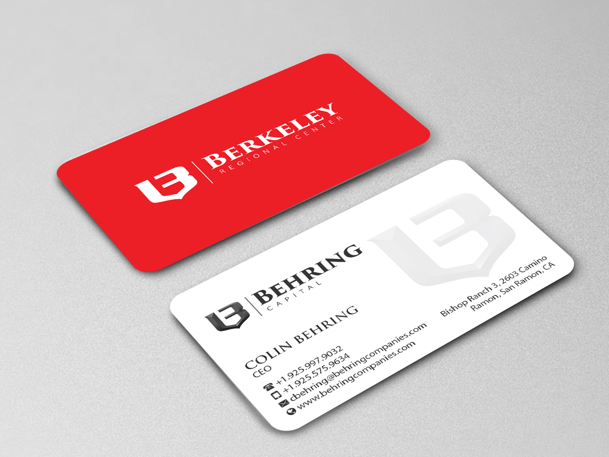 Business Card Design by Creations Box 2015 for Behring Co. | Design #19794316