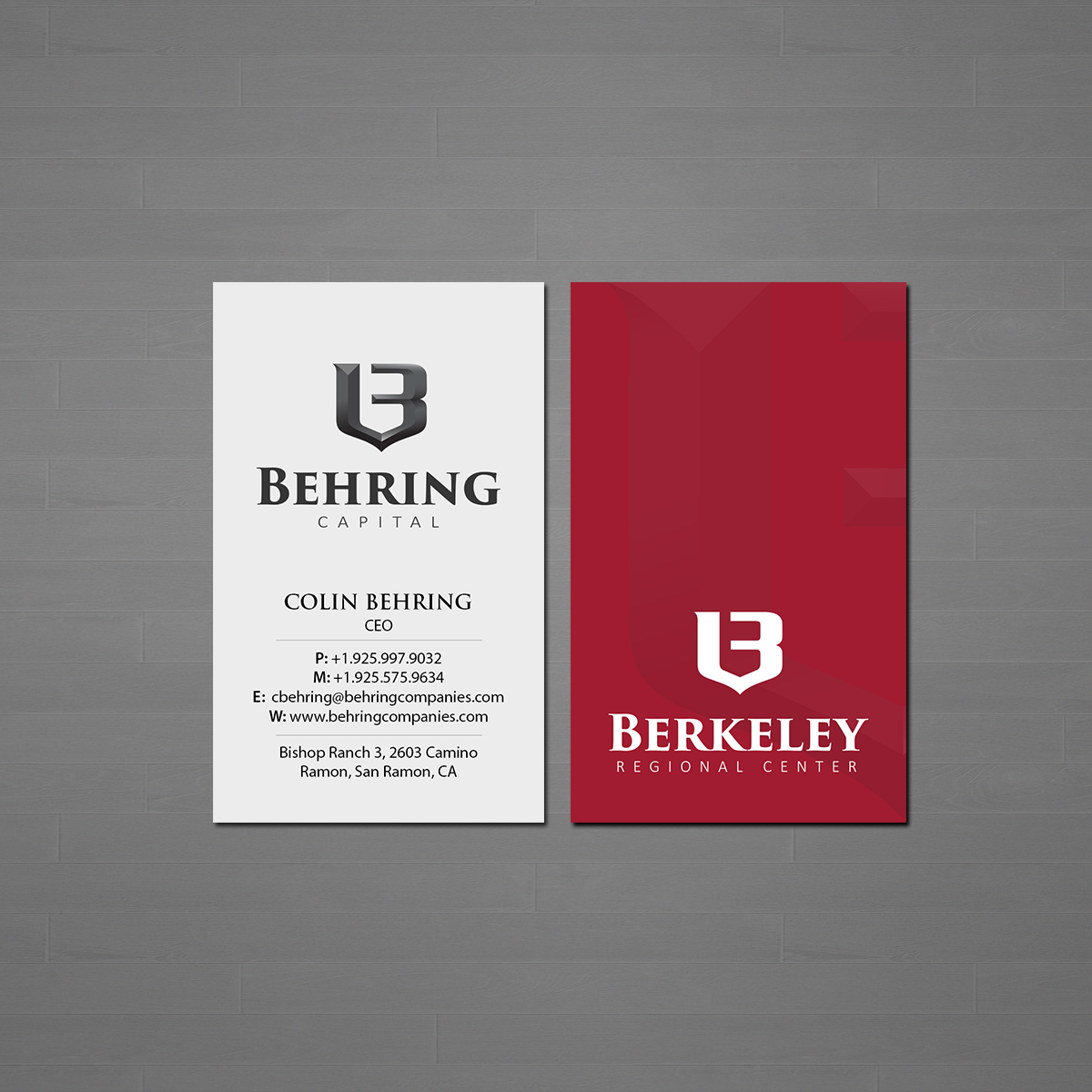 Business Card Design by Creations Box 2015 for Behring Co. | Design #19794320
