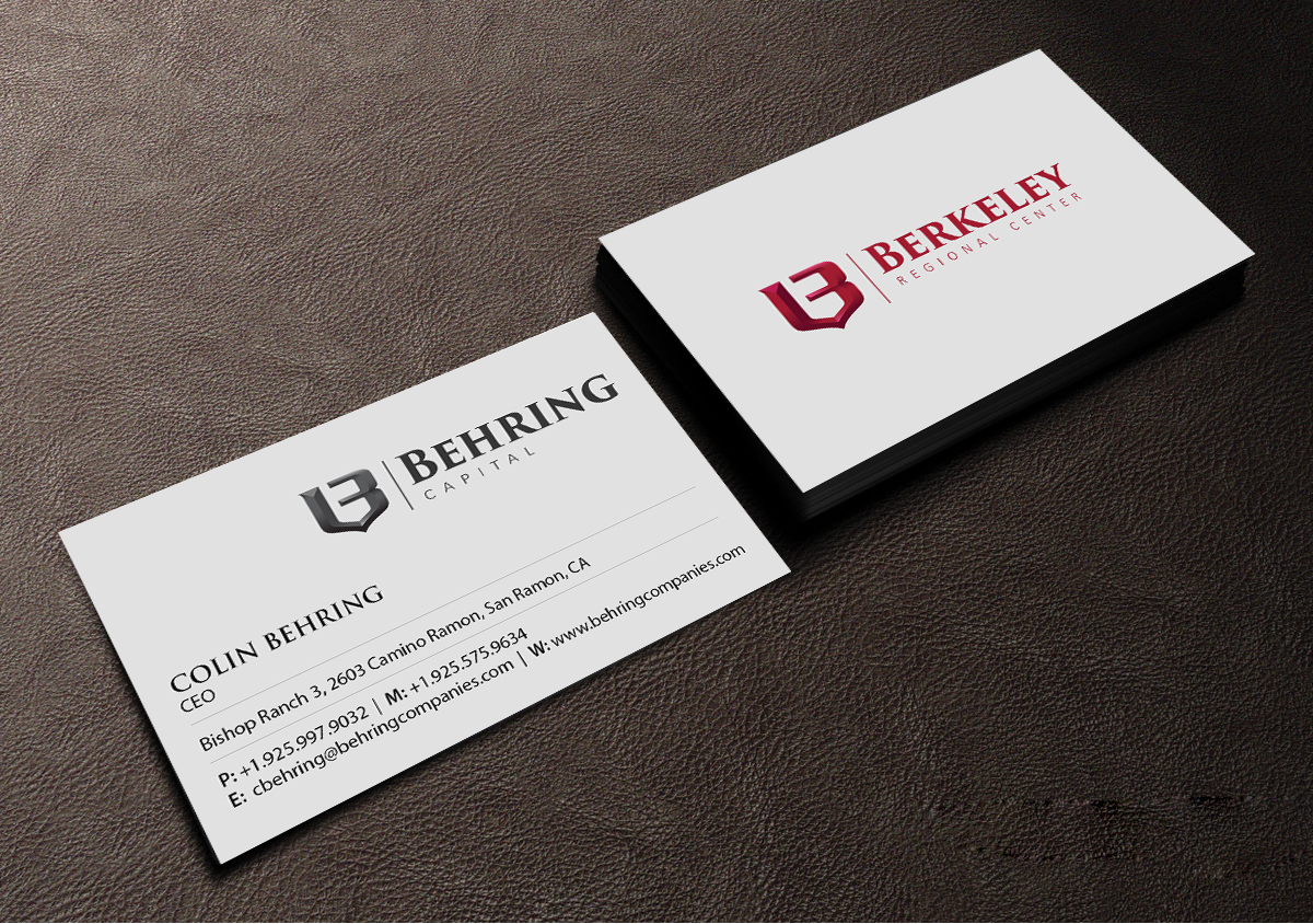 Business Card Design by Creations Box 2015 for Behring Co. | Design #19794327