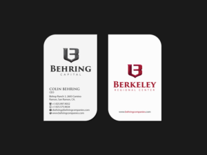 Business Card Design by Creations Box 2015 for Behring Co. | Design: #19794333