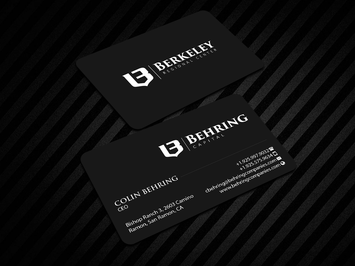Business Card Design by Creations Box 2015 for Behring Co. | Design #19794335
