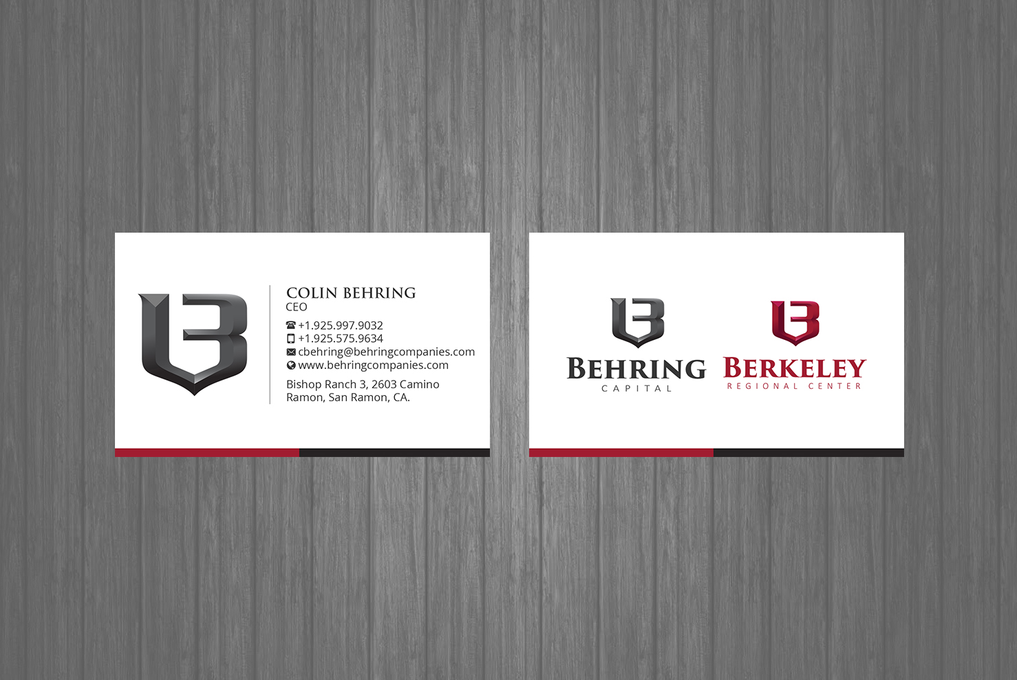 Business Card Design by Creations Box 2015 for Behring Co. | Design #19794343