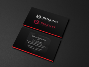 Business Card Design by Creations Box 2015 for Behring Co. | Design: #19794345