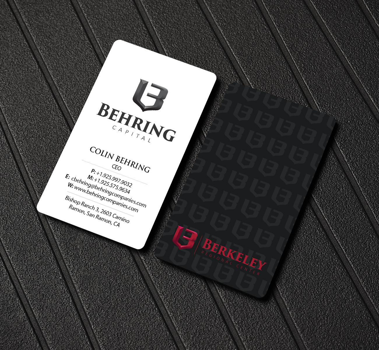 Business Card Design by Creations Box 2015 for Behring Co. | Design #19794388