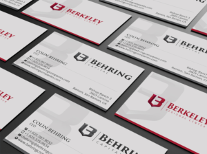 Business Card Design by Creations Box 2015 for Behring Co. | Design: #19794501