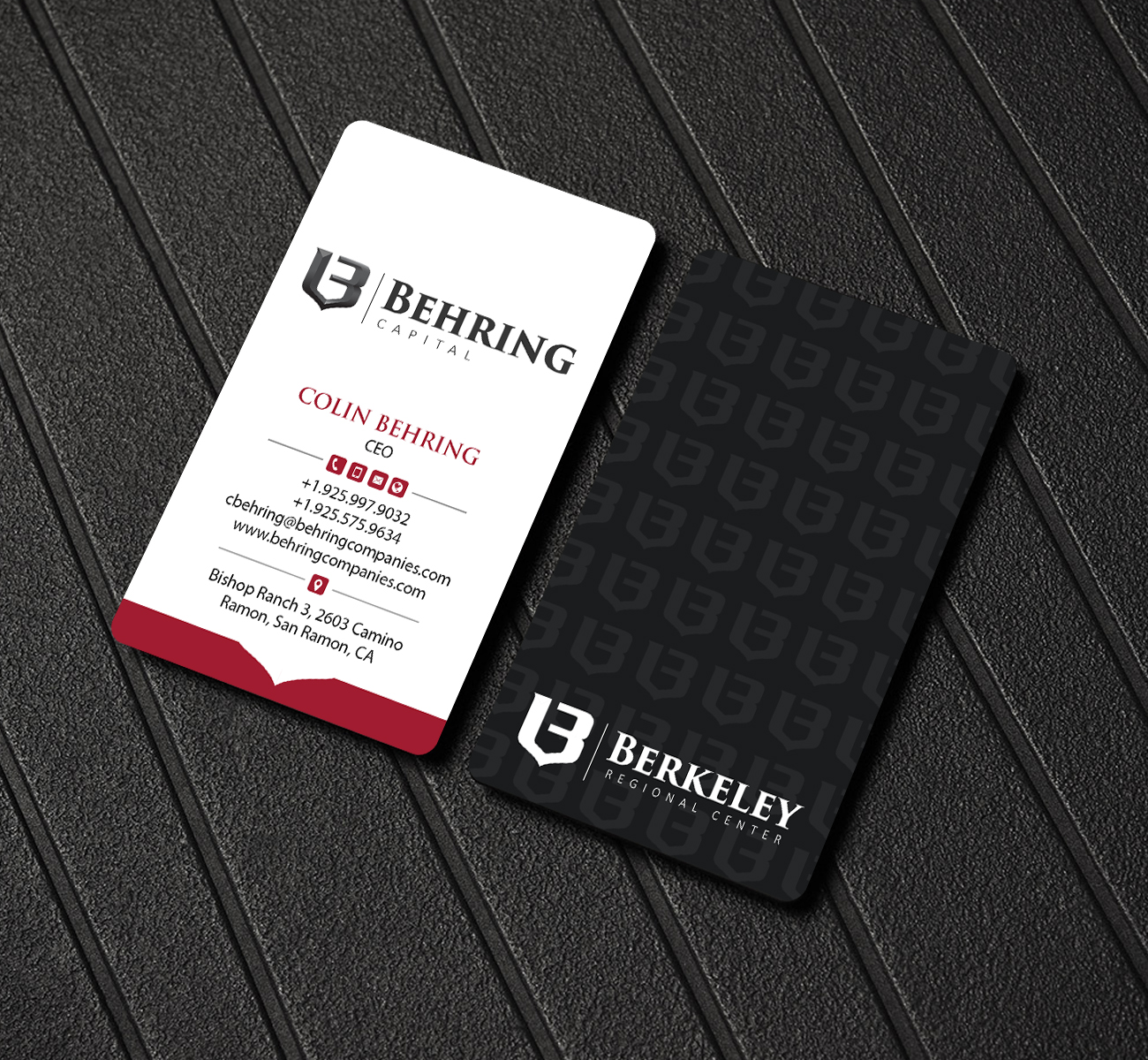 Business Card Design by Creations Box 2015 for Behring Co. | Design #19802170
