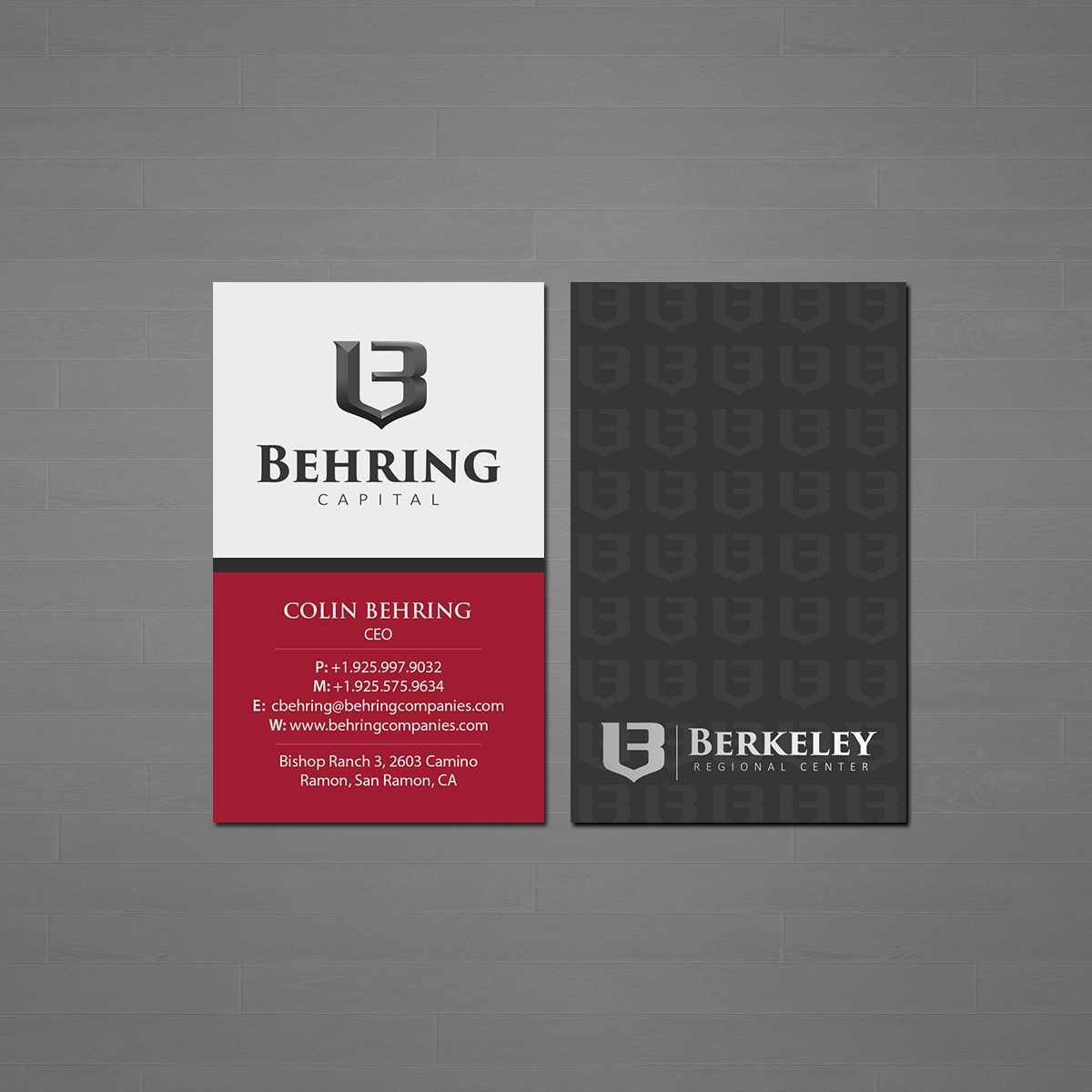 Business Card Design by Creations Box 2015 for Behring Co. | Design #19802180