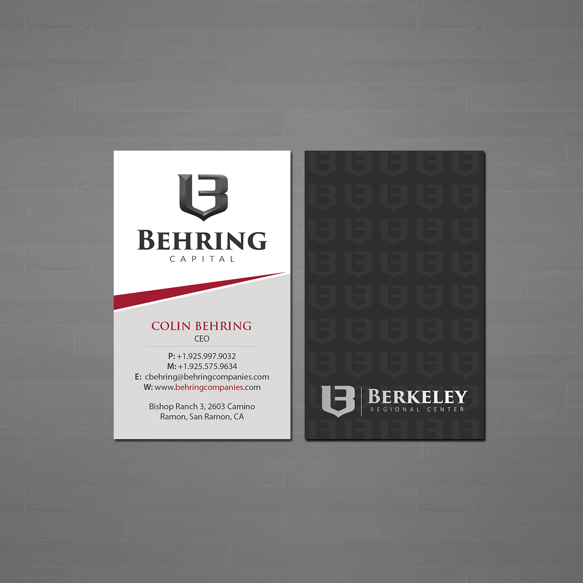 Business Card Design by Creations Box 2015 for Behring Co. | Design #19802182
