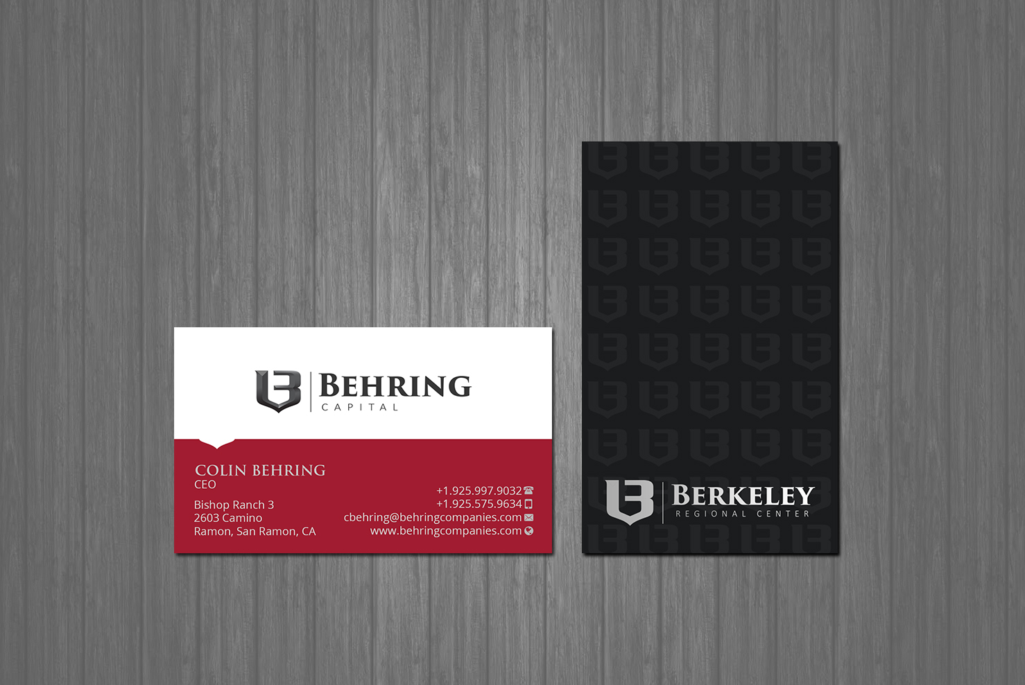 Business Card Design by Creations Box 2015 for Behring Co. | Design #19802189