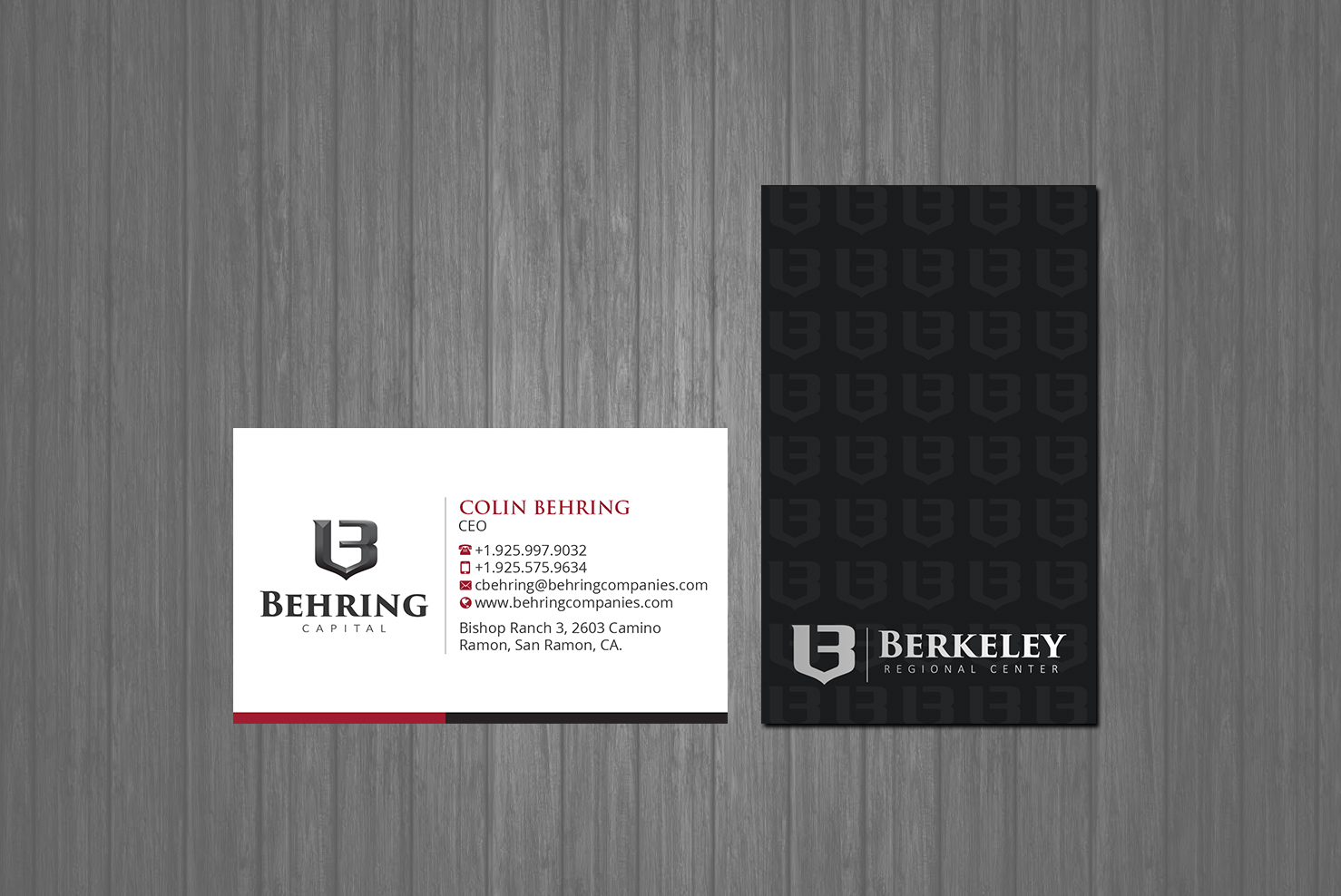 Business Card Design by Creations Box 2015 for Behring Co. | Design #19802195