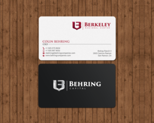 Business Card Design by chandrayaan.creative for Behring Co. | Design: #19786209