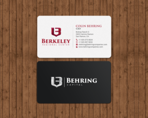 Visitenkarten-Design von chandrayaan.creative für Behring Co. | Design: #19786211