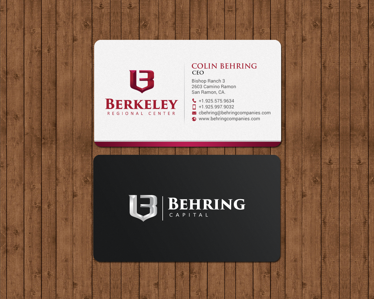 Upmarket, Elegant, Finance Business Card Design for Behring Co. by ...