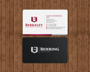 Business Card Design by chandrayaan.creative for Behring Co. | Design: #19786217