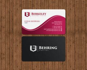 Business Card Design by chandrayaan.creative for Behring Co. | Design: #19786242