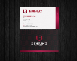 Business Card Design by chandrayaan.creative for Behring Co. | Design: #19801735