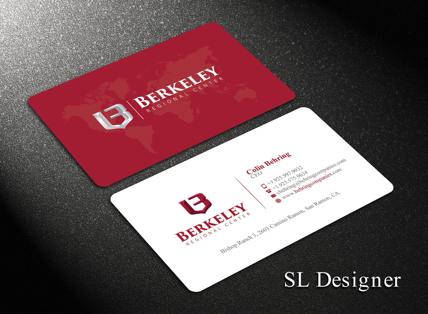 Business Card Design by SL Designer for Behring Co. | Design #19788130