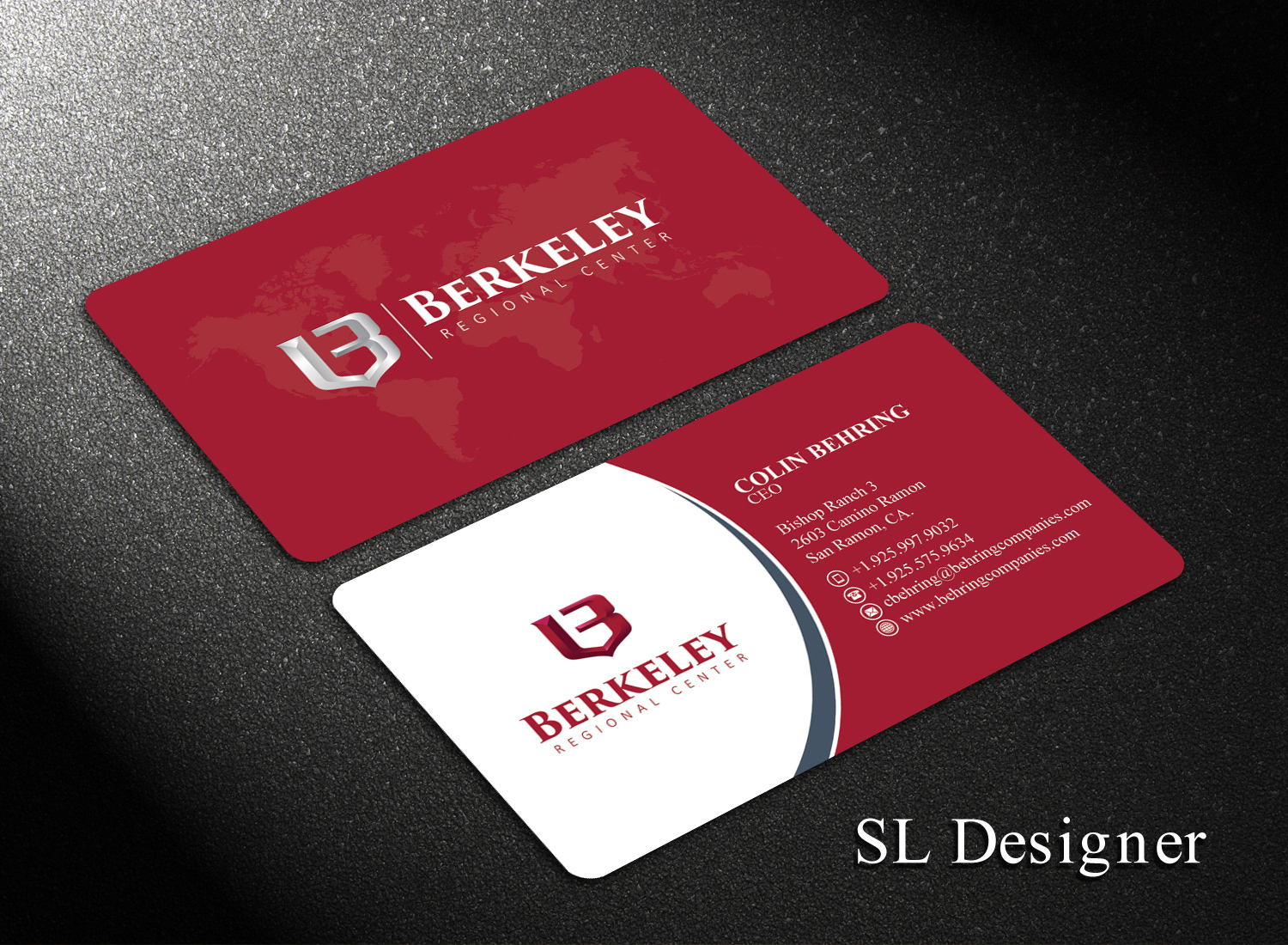 Business Card Design by SL Designer for Behring Co. | Design #19788131