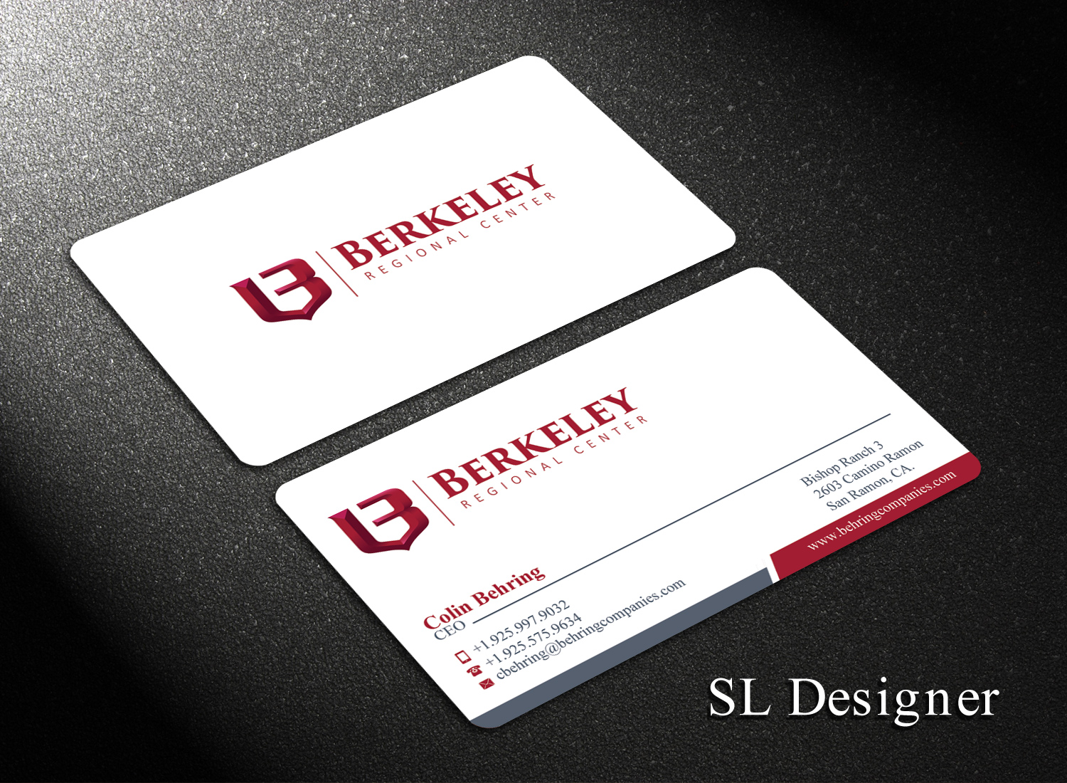 Business Card Design by SL Designer for Behring Co. | Design #19788133