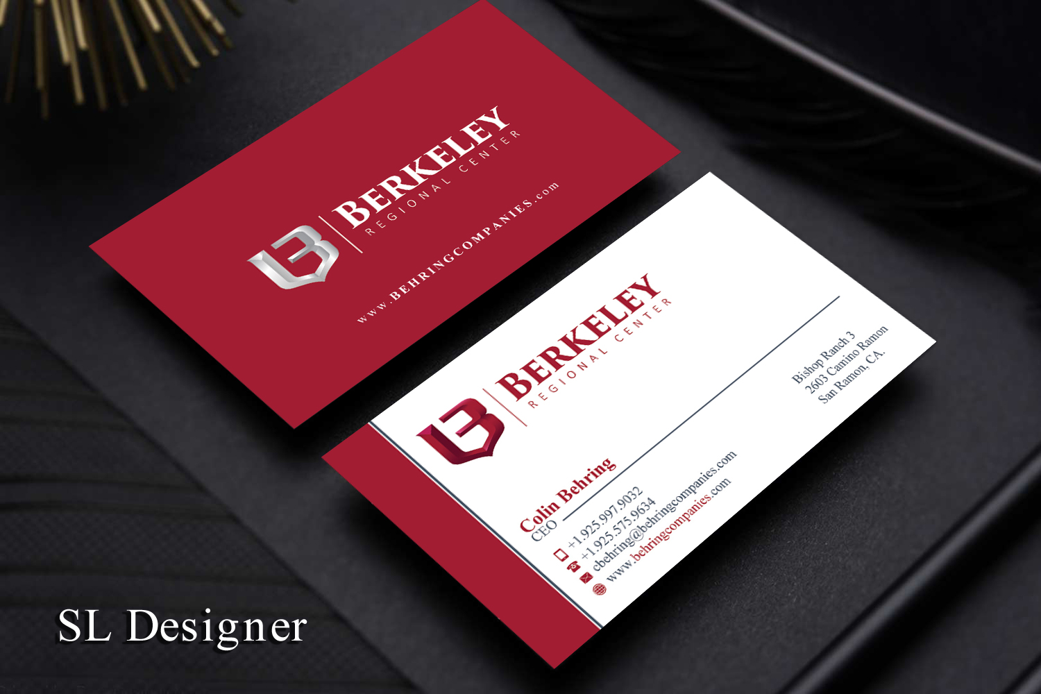 Business Card Design by SL Designer for Behring Co. | Design #19788139
