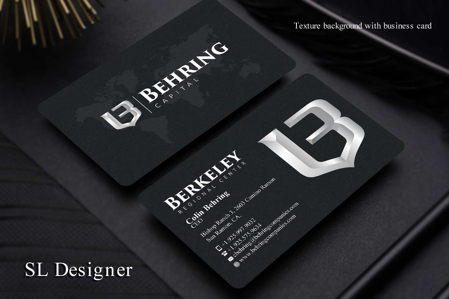 Business Card Design by SL Designer for Behring Co. | Design #19792383