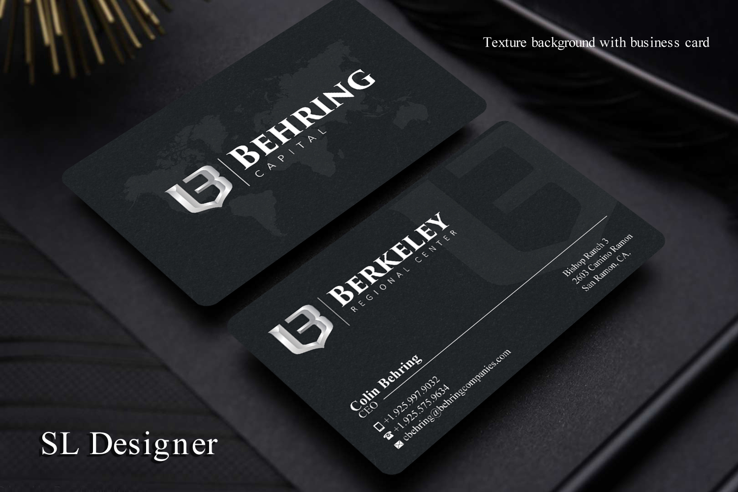 Business Card Design by SL Designer for Behring Co. | Design #19792384
