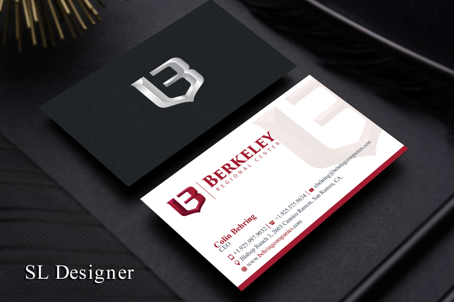 Business Card Design by SL Designer for Behring Co. | Design #19792389