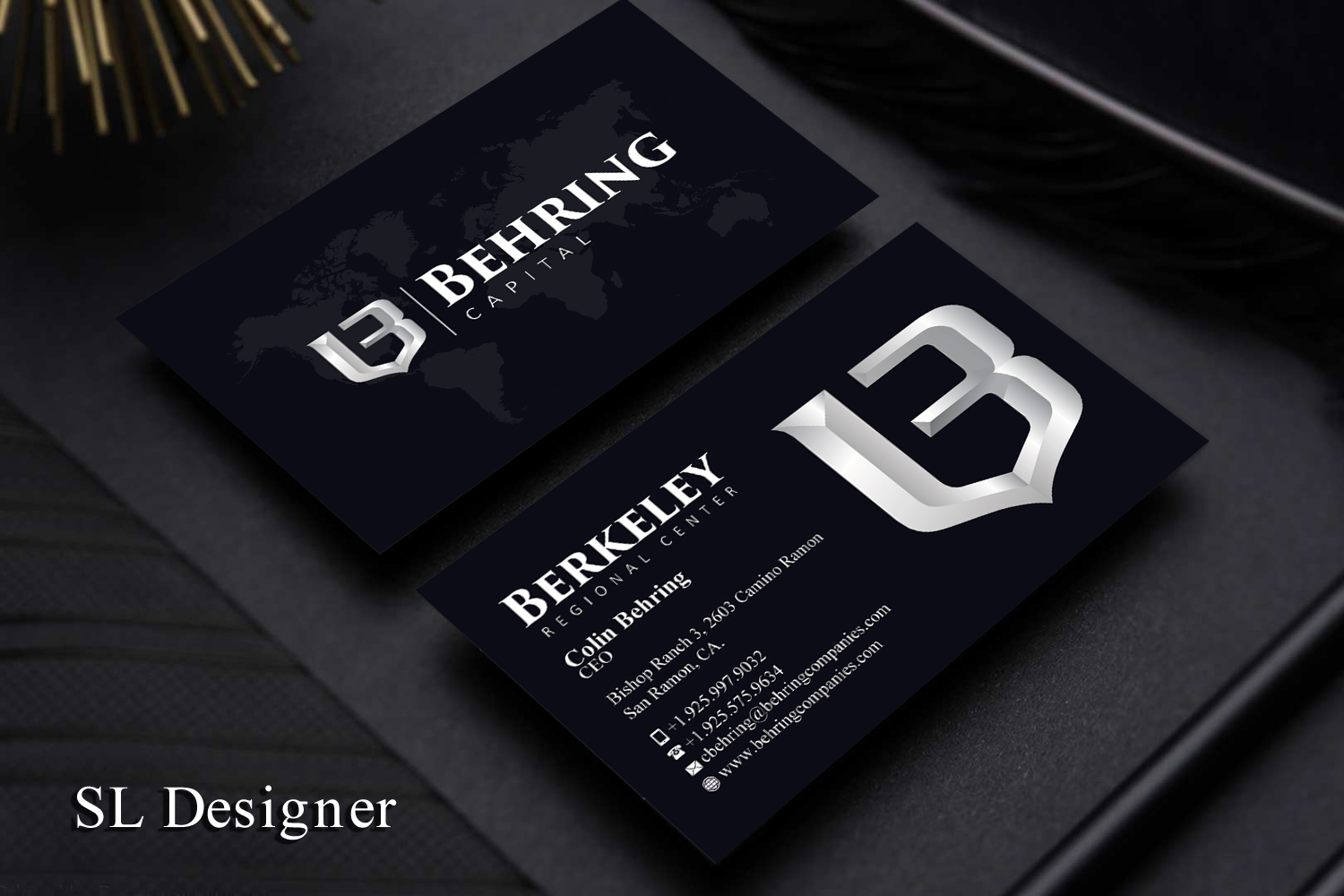 Business Card Design by SL Designer for Behring Co. | Design #19792390