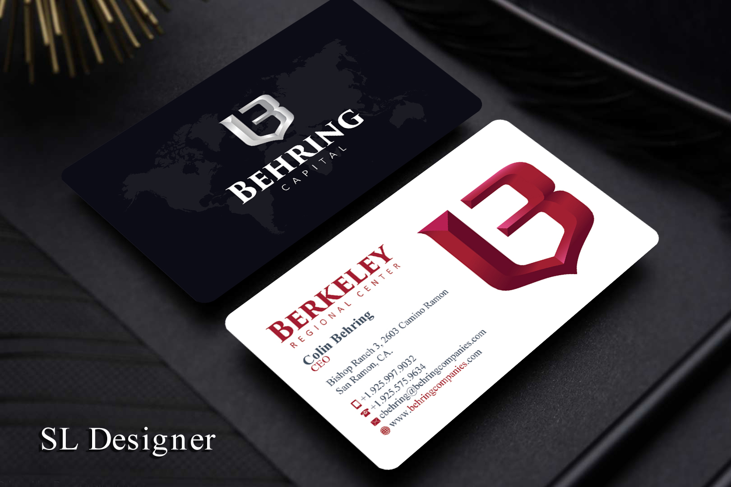 Business Card Design by SL Designer for Behring Co. | Design #19792636