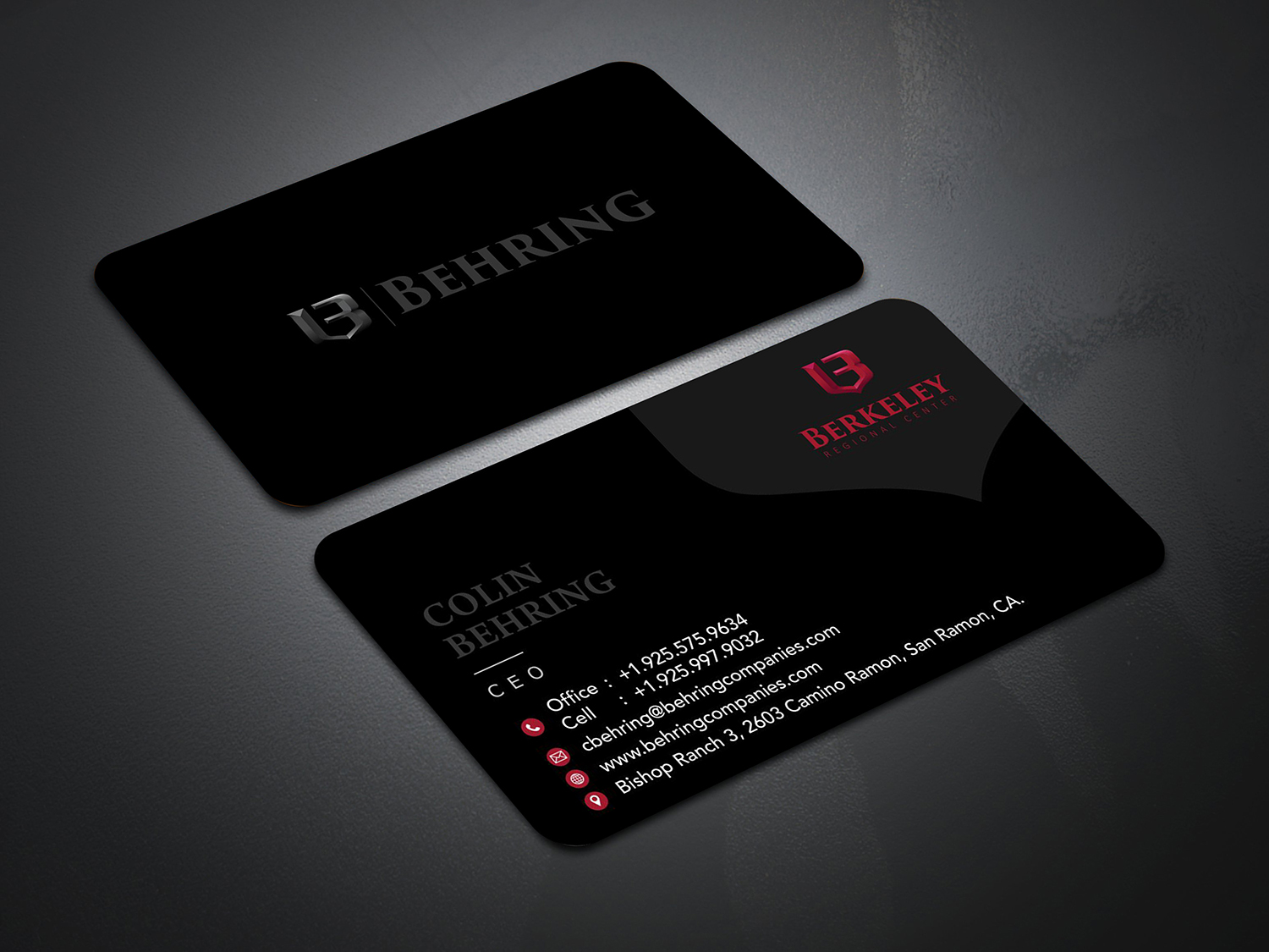 Business Card Design by dianpraditaputri for Behring Co. | Design #19815466