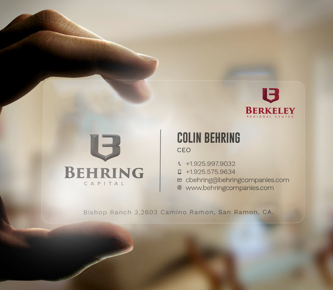 Business Card Design by Graphic Flame for Behring Co. | Design #19788972