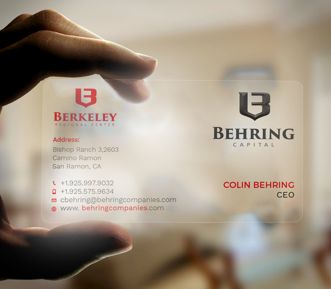 Business Card Design by Graphic Flame for Behring Co. | Design #19788980