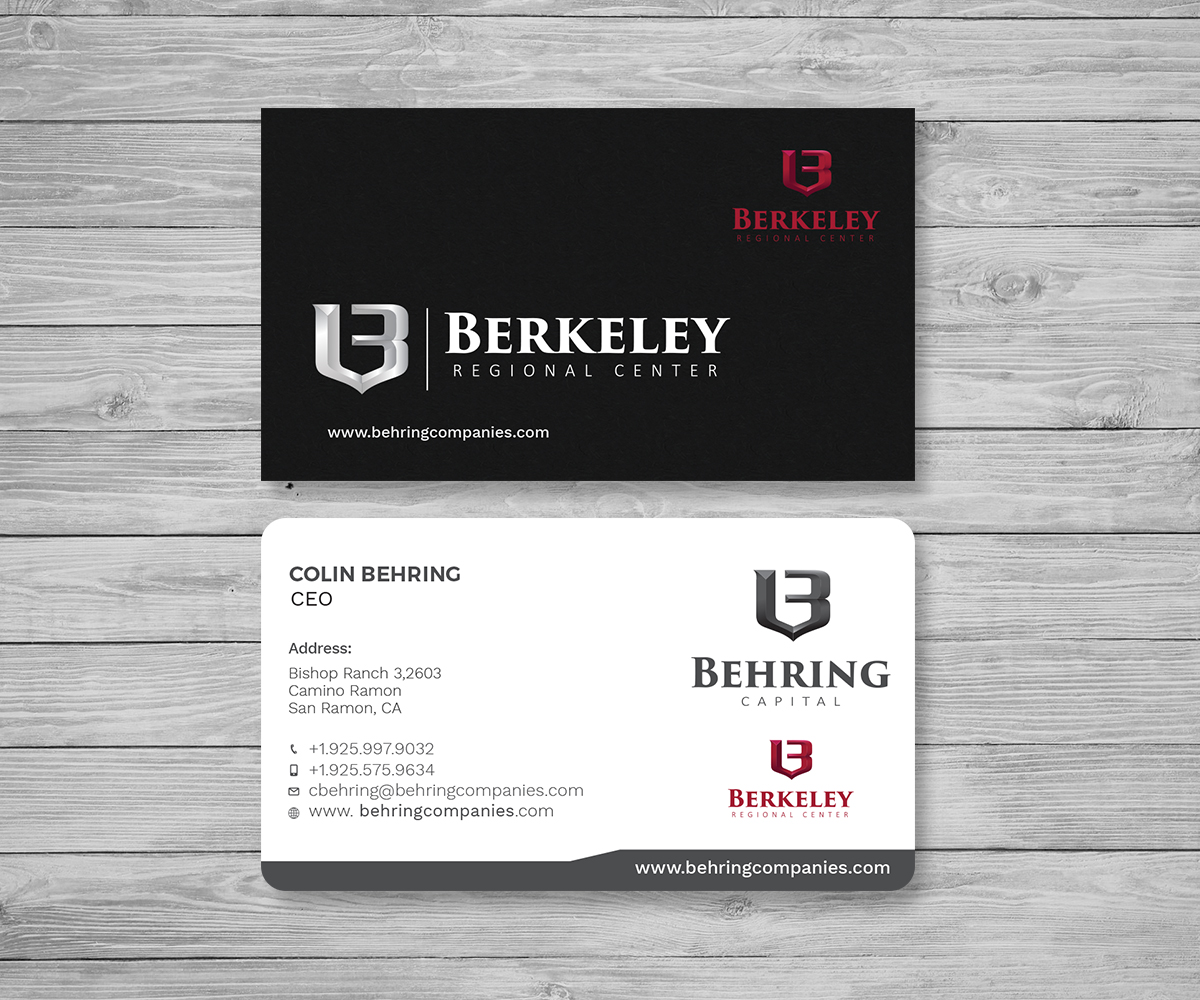 Business Card Design by Graphic Flame for Behring Co. | Design #19788983