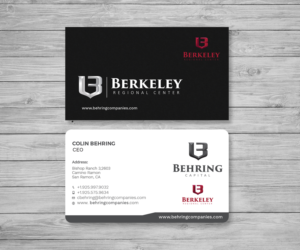 Business Card Design by Graphic Flame for Behring Co. | Design: #19788983