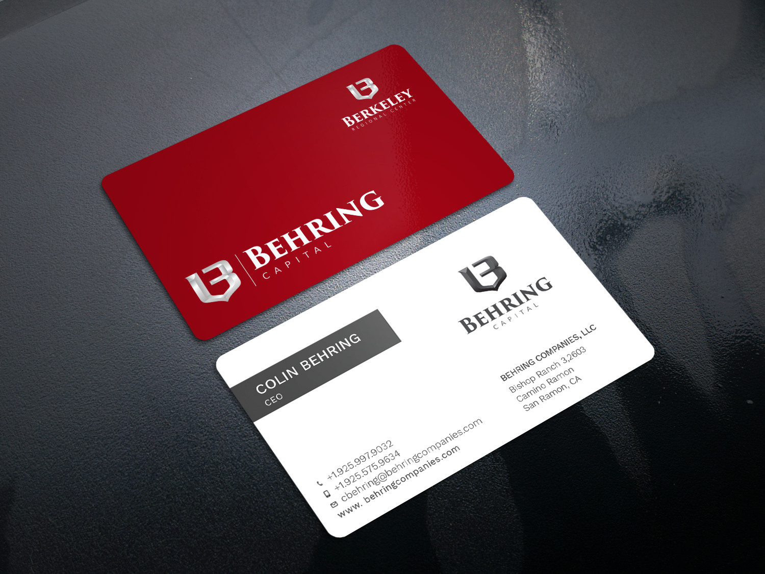 Business Card Design by Graphic Flame for Behring Co. | Design #19788986