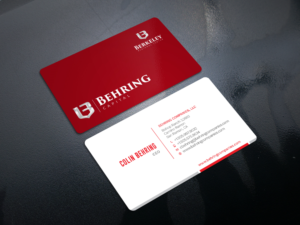 Visitenkarten-Design von Graphic Flame für Behring Co. | Design: #19788989