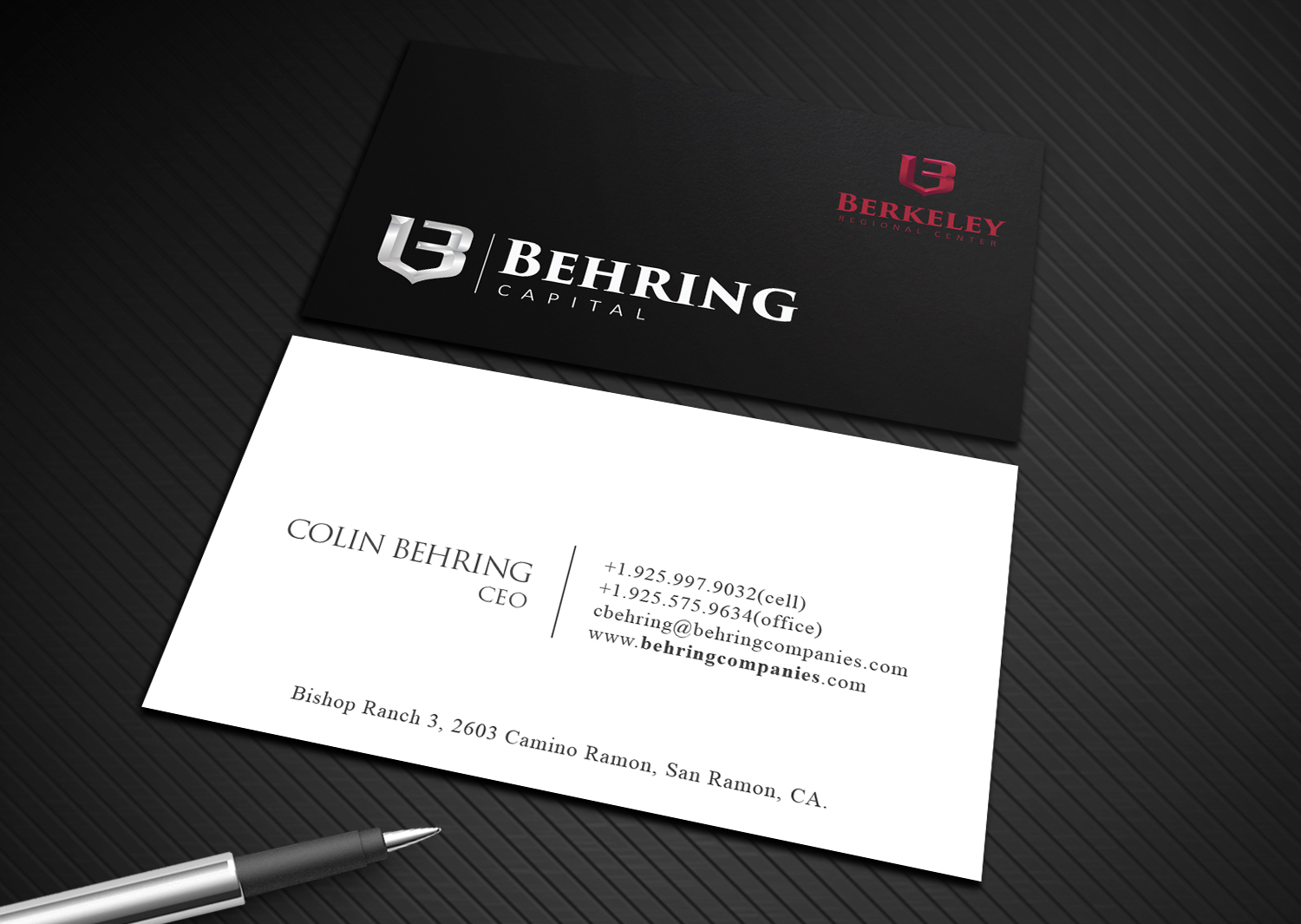 Business Card Design by Graphic Flame for Behring Co. | Design #19802269