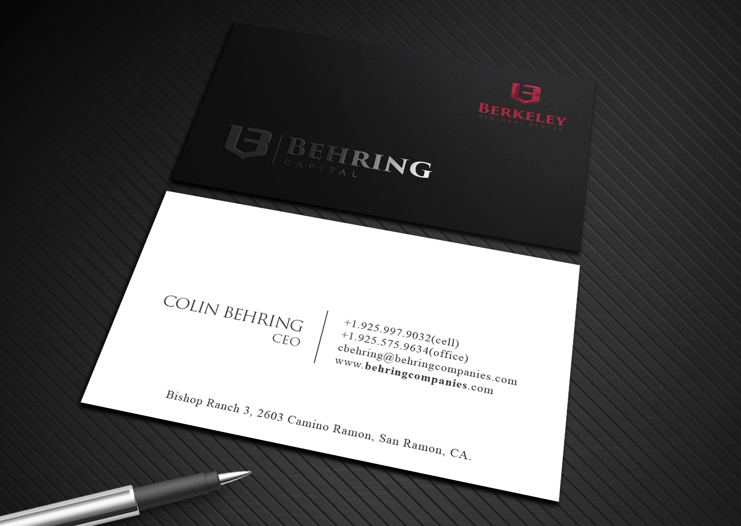 Business Card Design by Graphic Flame for Behring Co. | Design #19802270