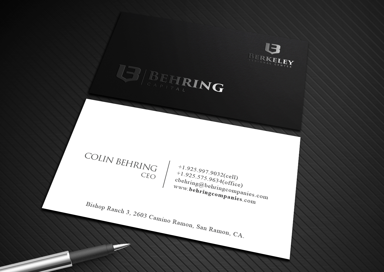 Business Card Design by Graphic Flame for Behring Co. | Design #19802272