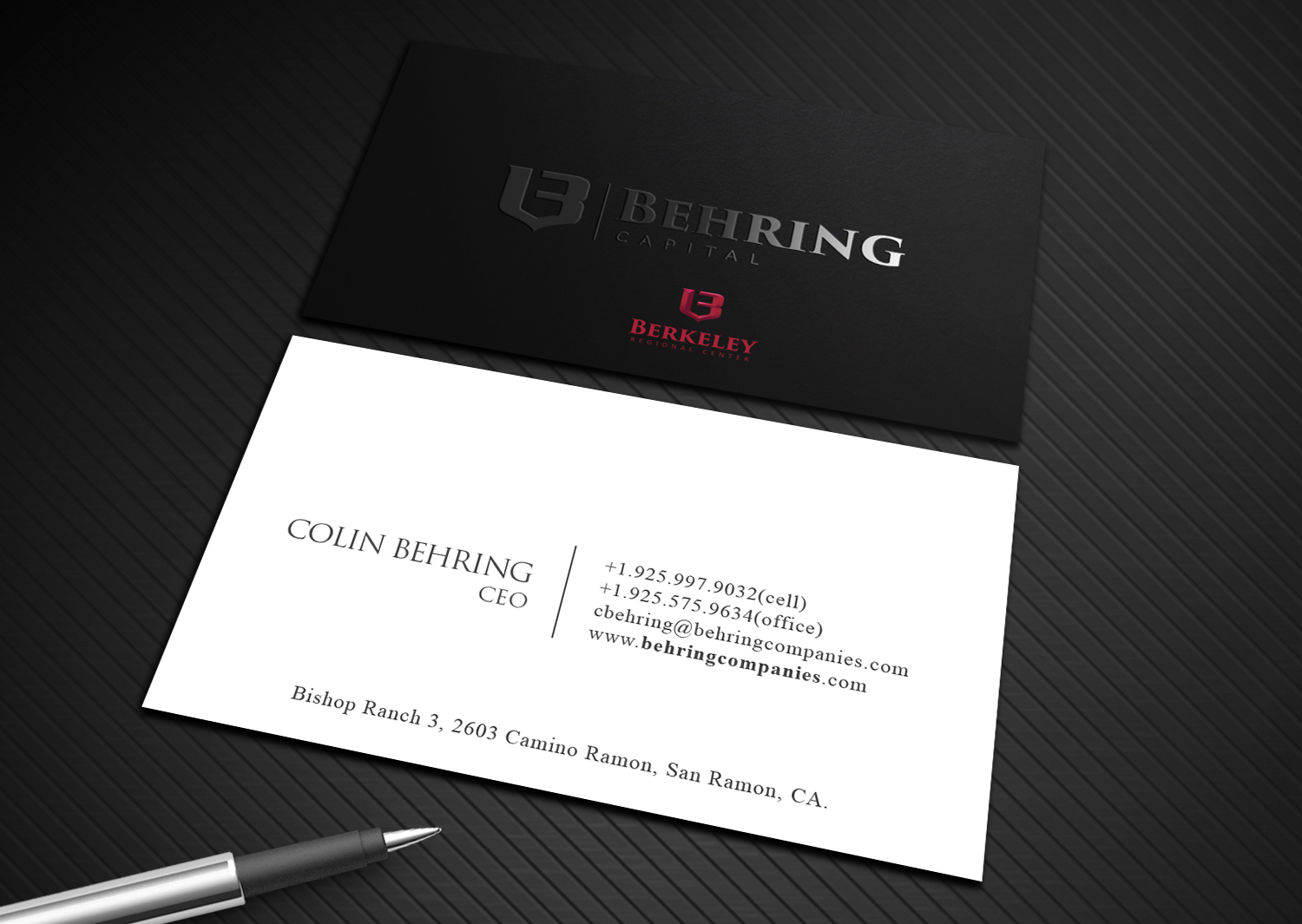 Business Card Design by Graphic Flame for Behring Co. | Design #19802377