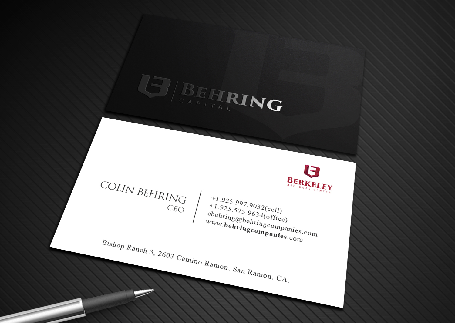 Business Card Design by Graphic Flame for Behring Co. | Design #19802379