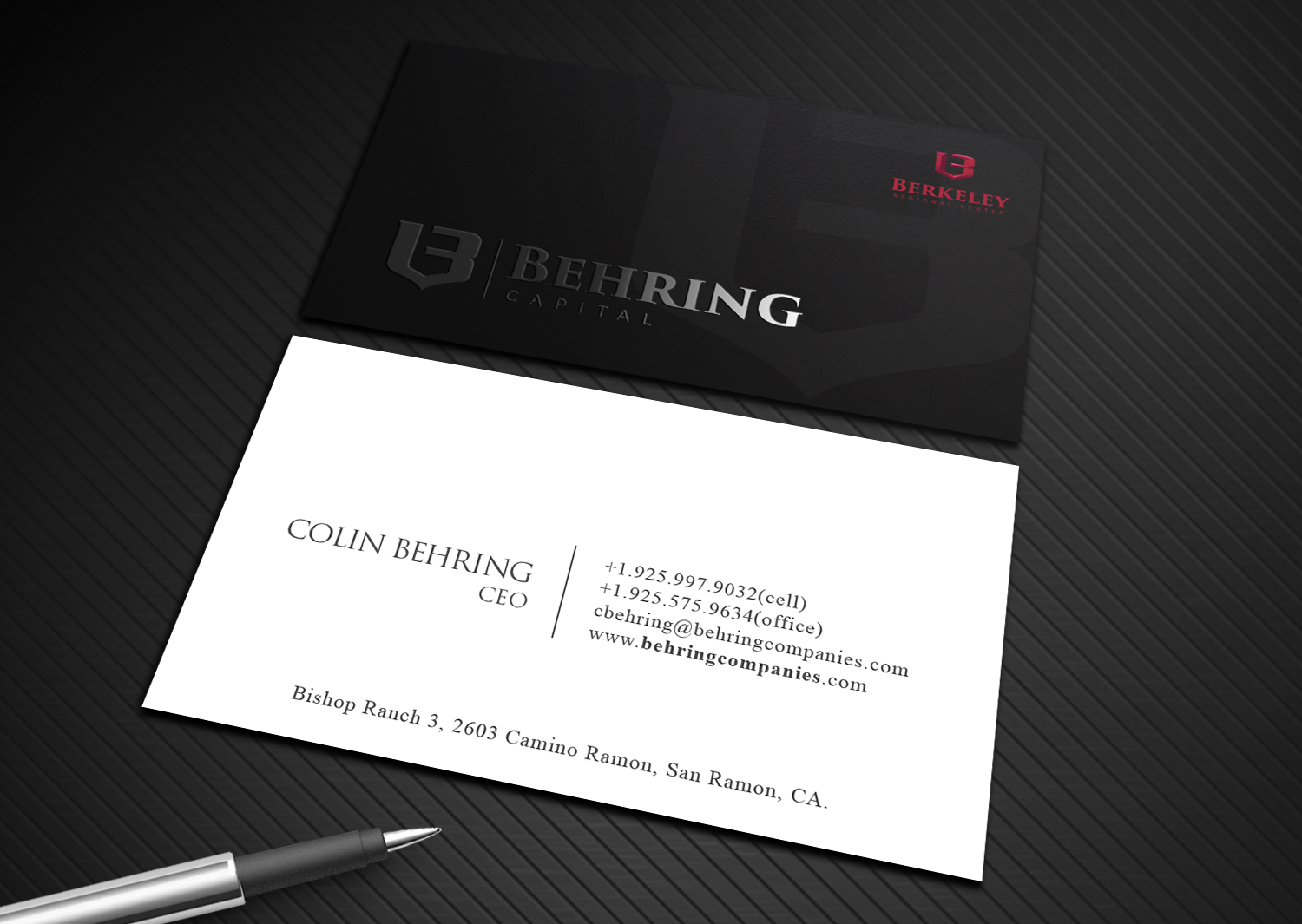 Business Card Design by Graphic Flame for Behring Co. | Design #19802380