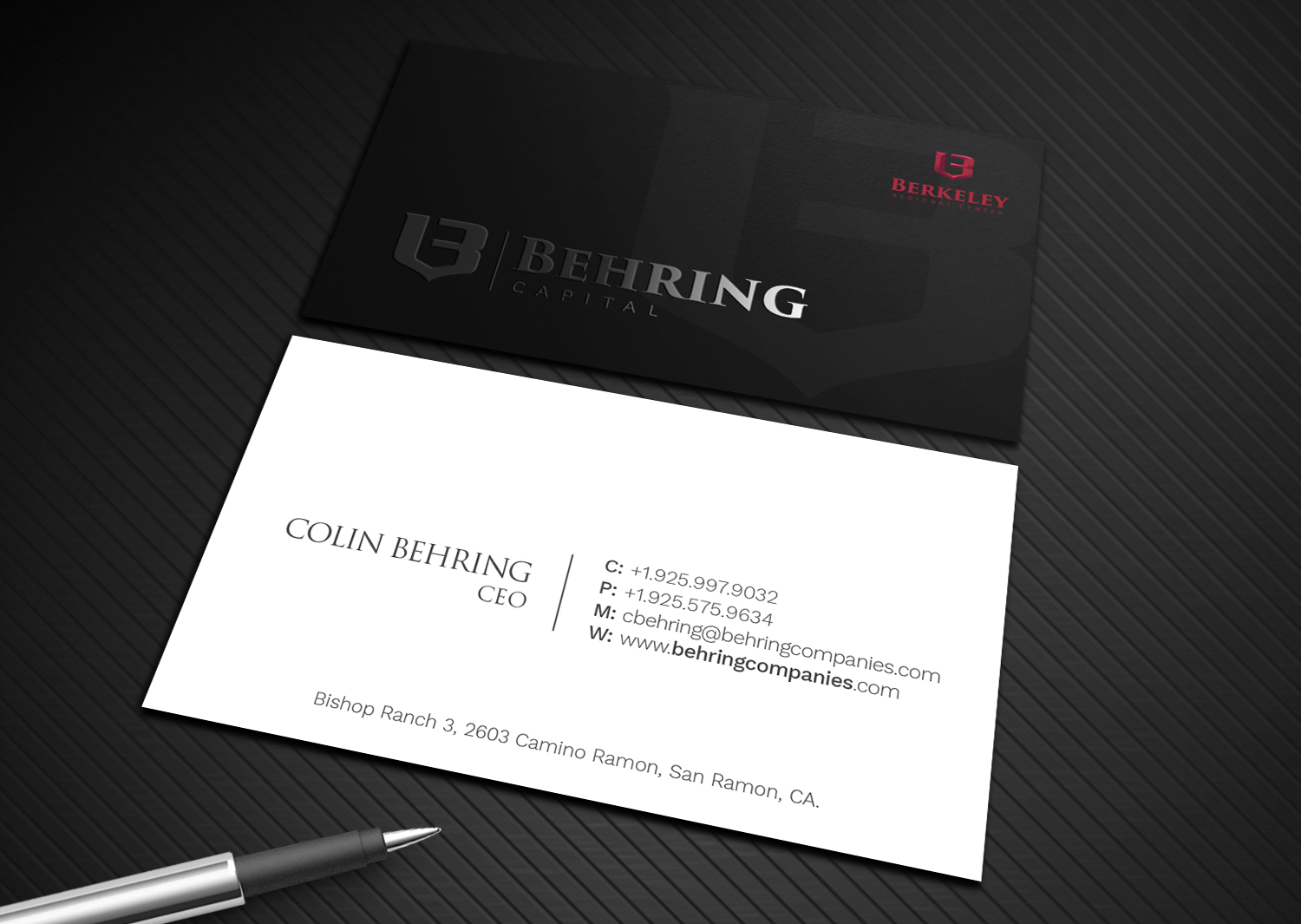 Business Card Design by Graphic Flame for Behring Co. | Design #19802429
