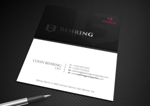 Business Card Design by Graphic Flame for Behring Co. | Design: #19802429
