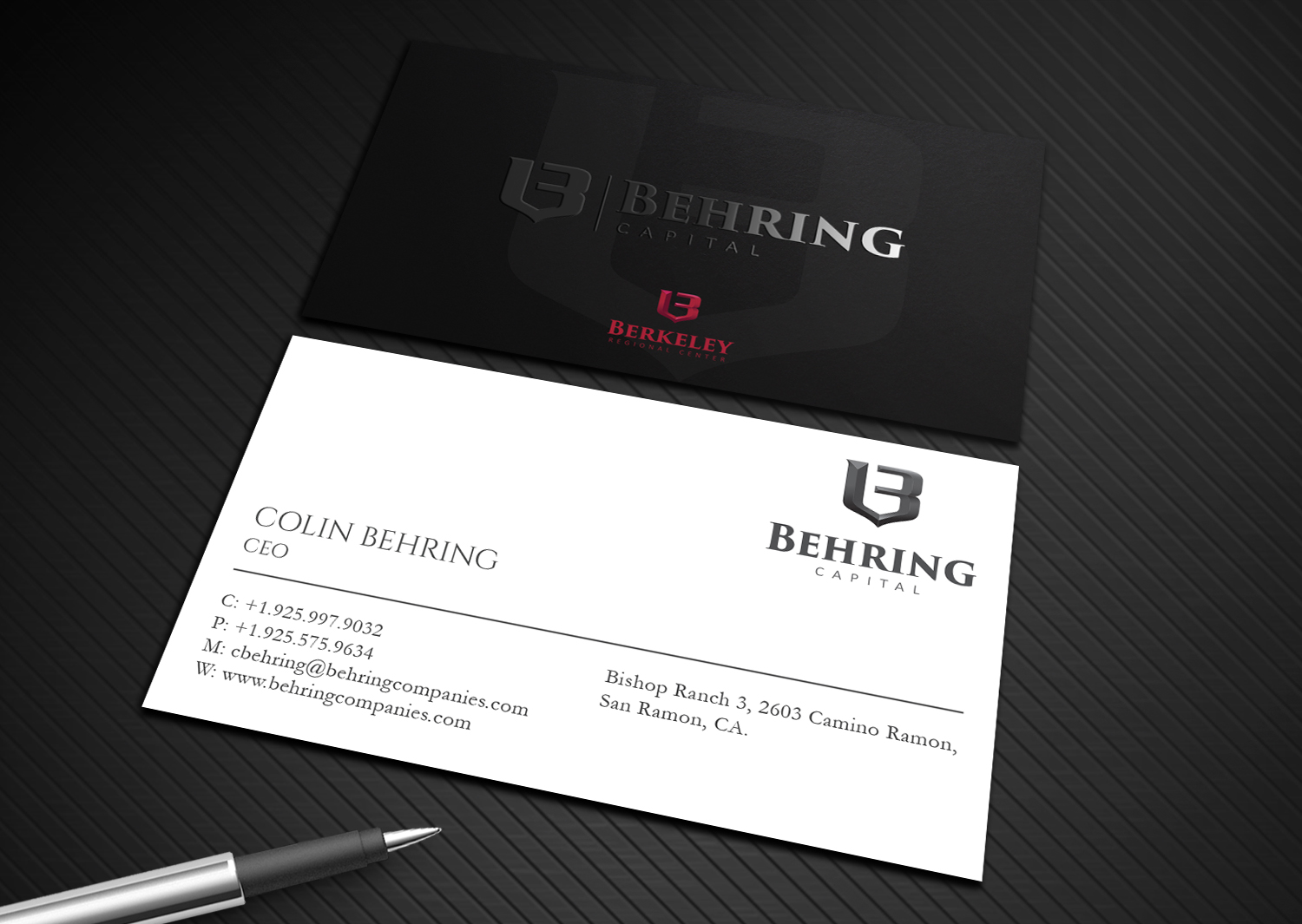 Business Card Design by Graphic Flame for Behring Co. | Design #19802430
